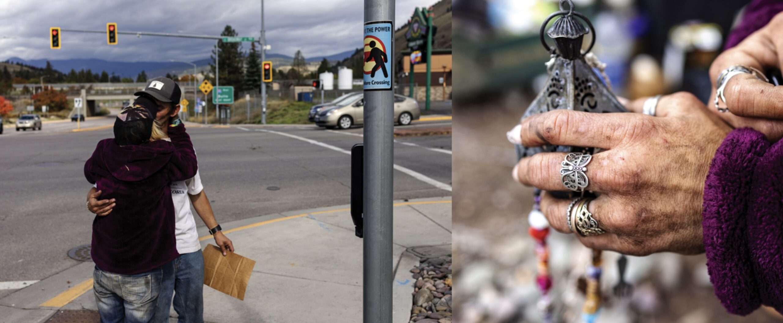 Hayes and Stoen together and butterfly ring