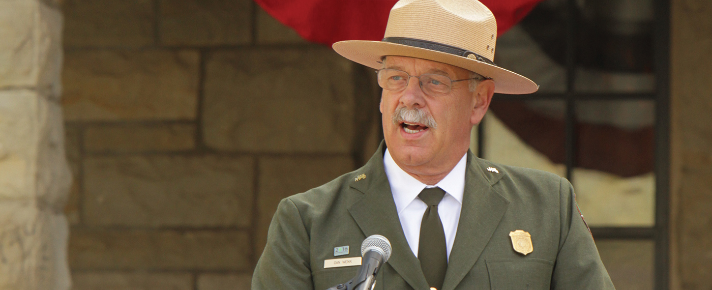 Land Standing Guard for Yellowstone dedication