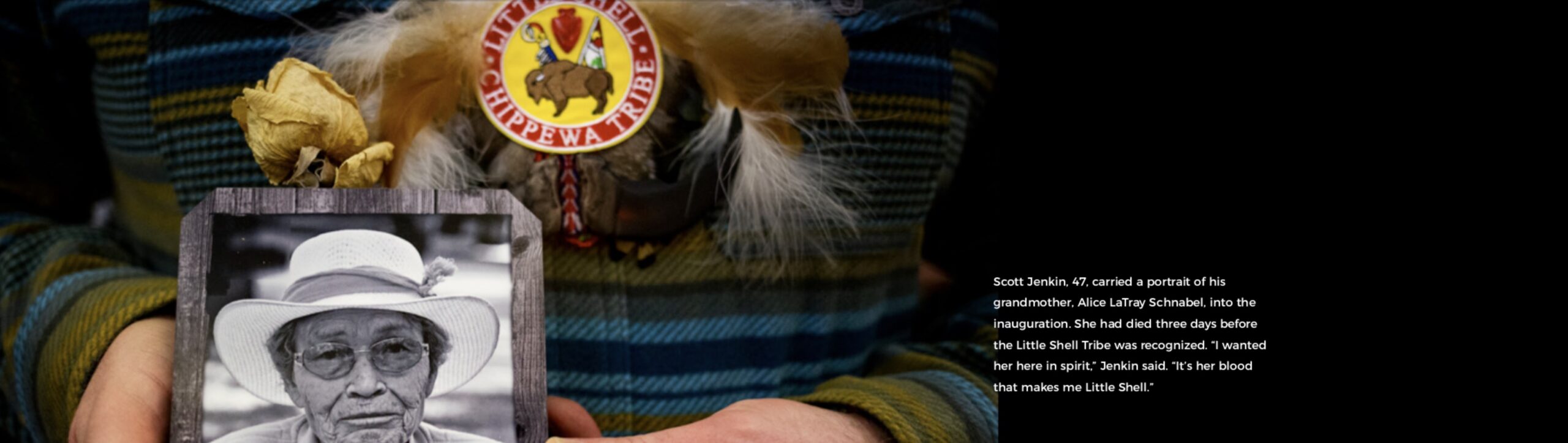 Gerald Gray celebrating federal recognition