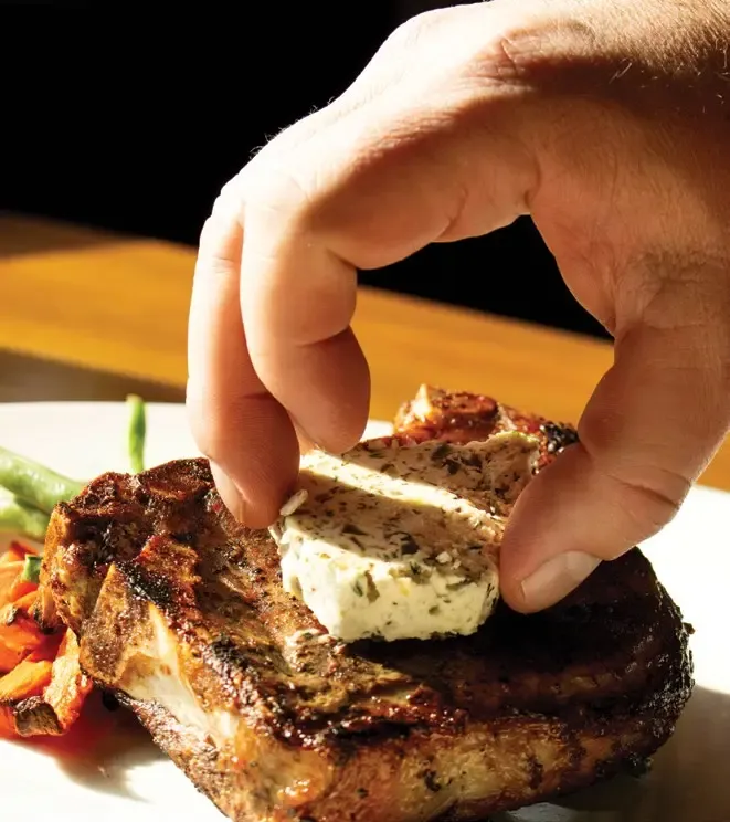 ale works pork chop dish