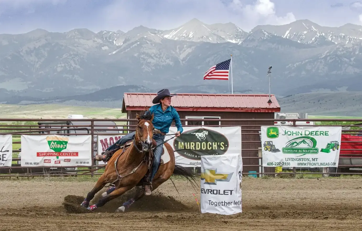Boot-Top Deep in Montana Rodeo 2 The annual small-town rodeo in Wilsall, Montana