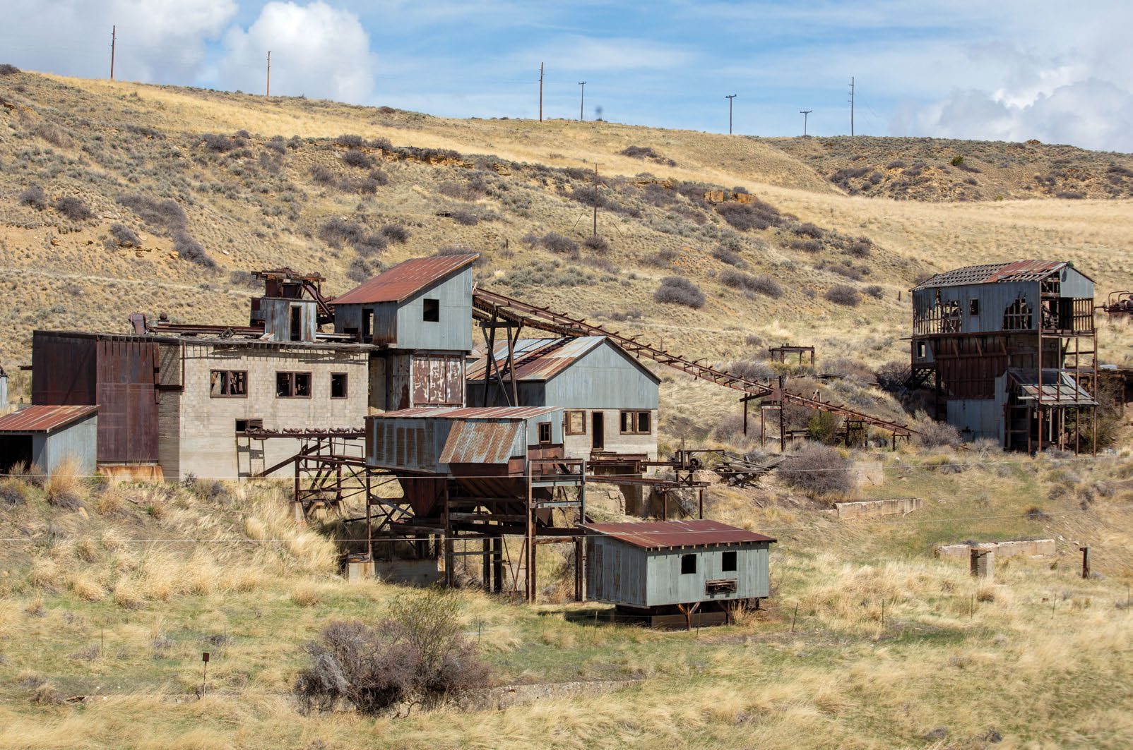 Dart Toss: Buried History in Bearcreek, Montana 6 The Smith Mine ruins, preserved as a historical site near Bearcreek