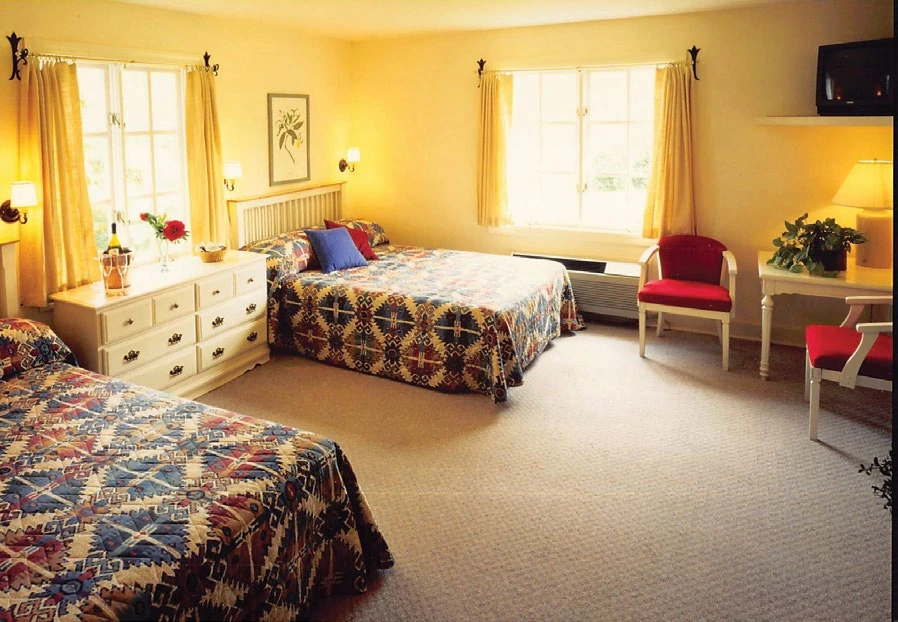 Gallatin Gateway Inn 11 A guest room at the Gallatin Gateway Inn, circa 1988